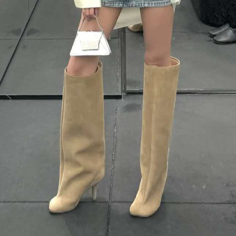 Women'S Fashion Knee High Boots - Women Knee High Boots Suede High