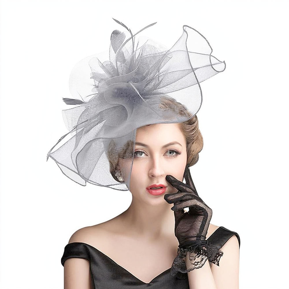 Retro Mesh Feather Fascinator  - Women'S Fashion Kentucky Derby review and price