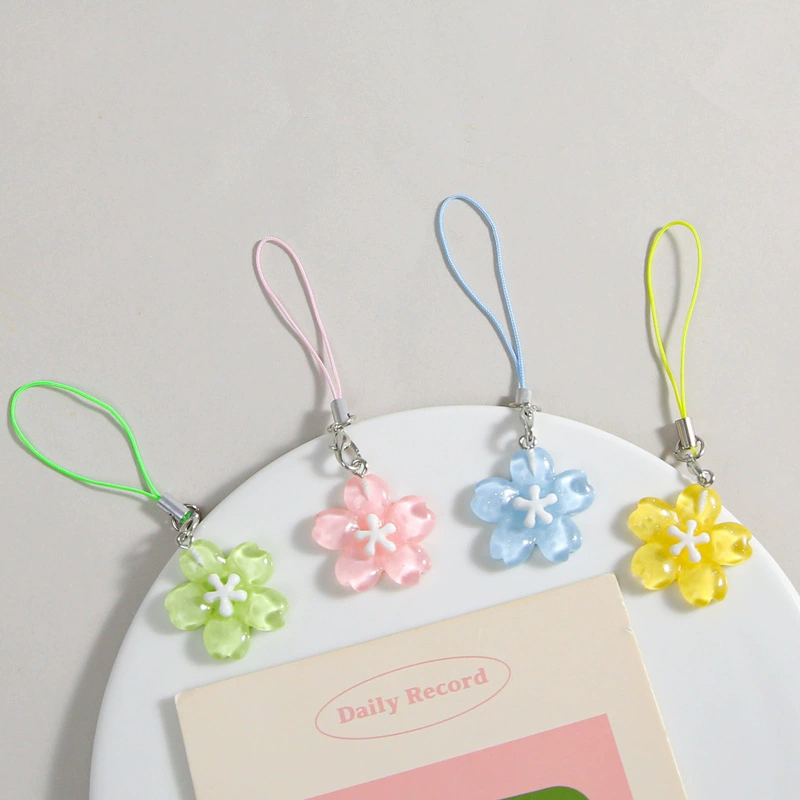 Colorful Resin Flower Phone Ch - Women'S Fashion Korea review and price