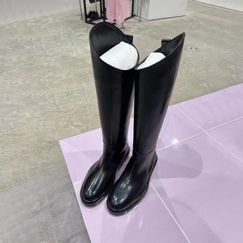 Black 3CM Irregular Bevel Mout - Women'S Fashion Knee High Boots review and price